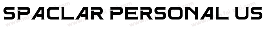 Spaclar Personal Use字体转换